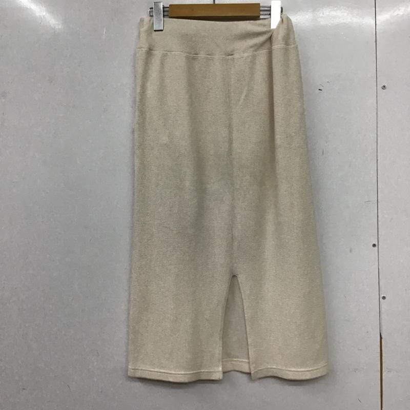 ローリーズファーム LOWRYS FARM スカート ロングスカート M 無地 白 / ホワイト / white レディース USED 古着 中古 10160462