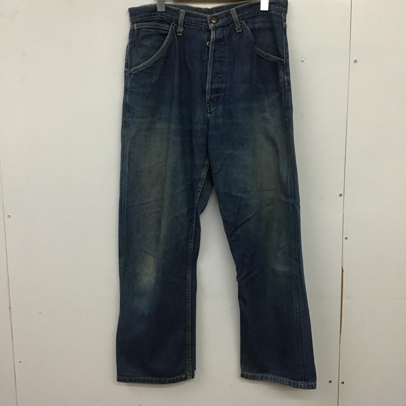 ラングラー Wrangler パンツ デニム、ジーンズ 32インチ 無地 インディゴ / インディゴ / Indigo メンズ USED 古着 中古 10160463