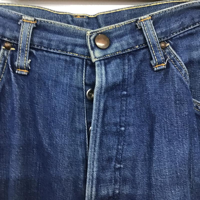 ラングラー Wrangler パンツ デニム、ジーンズ 32インチ 無地 インディゴ / インディゴ / Indigo メンズ USED 古着 中古 10160463