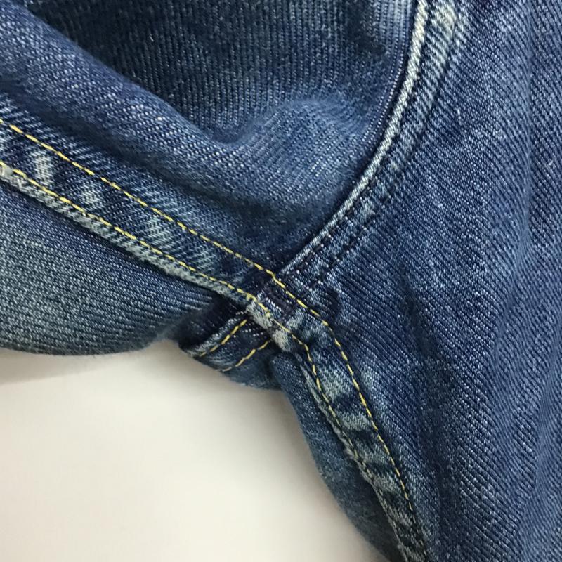 ラングラー Wrangler パンツ デニム、ジーンズ 32インチ 無地 インディゴ / インディゴ / Indigo メンズ USED 古着 中古 10160463