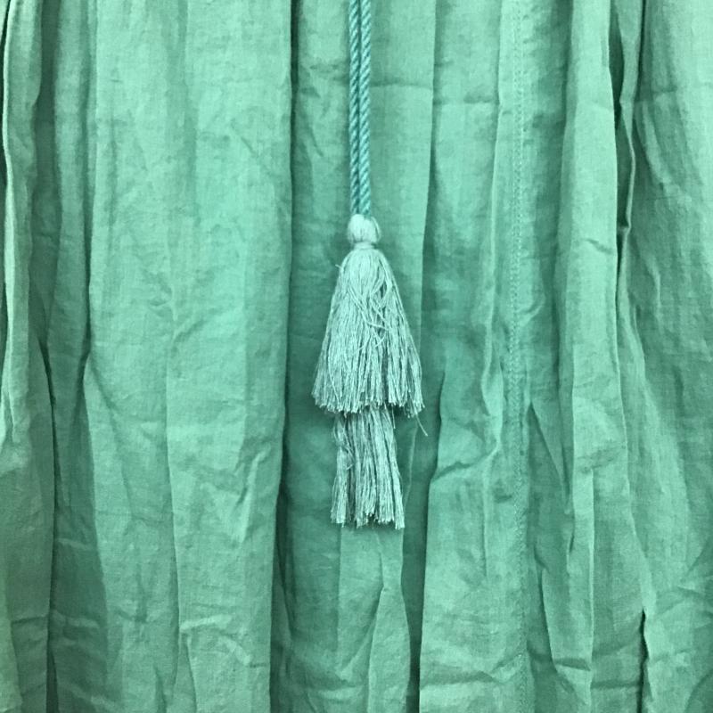 フリークスストア FREAK S STORE スカート ロングスカート M 無地 緑 / グリーン / green レディース USED 古着 中古 10160464