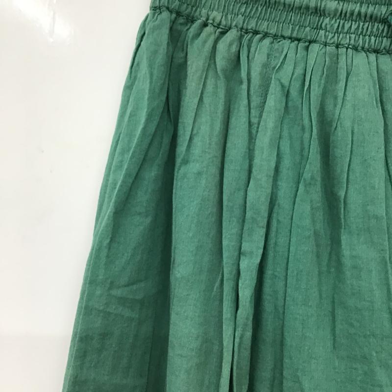 フリークスストア FREAK S STORE スカート ロングスカート M 無地 緑 / グリーン / green レディース USED 古着 中古 10160464