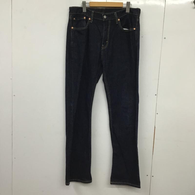 リーバイストラウスアンドコー Levi Strauss & co. パンツ デニム、ジーンズ デニムパンツ スリムパンツ カジュアルパンツ ストレッチパンツ 33インチ 無地 インディゴ / インディゴ / Indigo メンズ USED 古着 中古 10160466