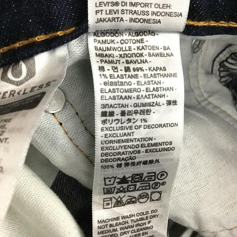 リーバイストラウスアンドコー Levi Strauss & co. パンツ デニム、ジーンズ デニムパンツ スリムパンツ カジュアルパンツ ストレッチパンツ 33インチ 無地 インディゴ / インディゴ / Indigo メンズ USED 古着 中古 10160466