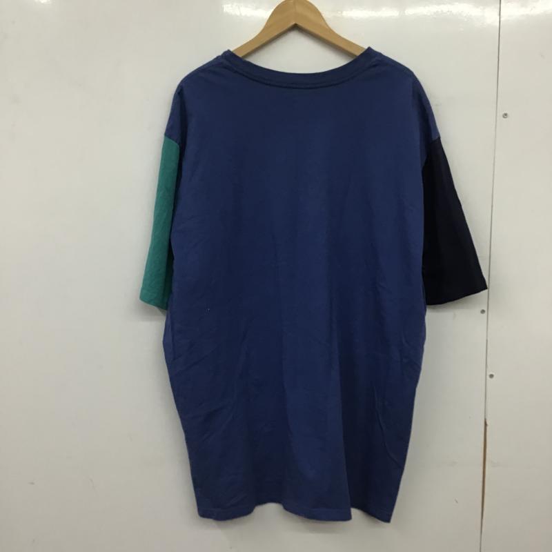 リーバイス Levi s Tシャツ 半袖 半袖カットソー プリントTシャツ クルーネックカットソー L ロゴ、文字 青 / ブルー / blue メンズ USED 古着 中古 10160467