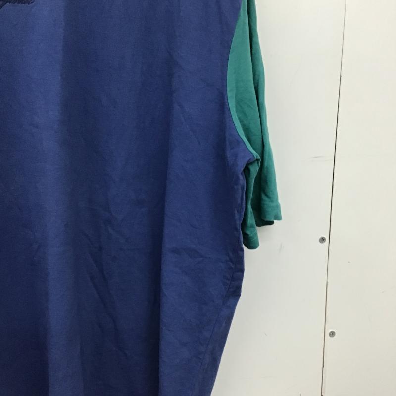 リーバイス Levi s Tシャツ 半袖 半袖カットソー プリントTシャツ クルーネックカットソー L ロゴ、文字 青 / ブルー / blue メンズ USED 古着 中古 10160467