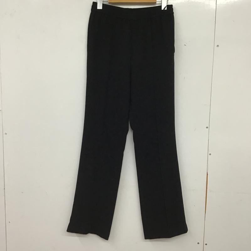 スローブイエナ SLOBE IENA パンツ スラックス 無地 黒 / ブラック / black レディース USED 古着 中古 10160469