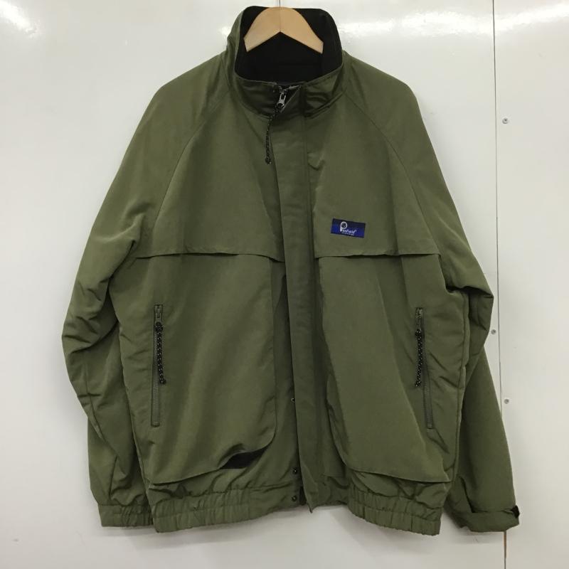 ペンフィールド Penfield ジャケット、上着 ジャンパー、ブルゾン ジップアップジャケット アウター スタンドカラー L ロゴ、文字 カーキ / カーキ / khaki メンズ USED 古着 中古 10160470