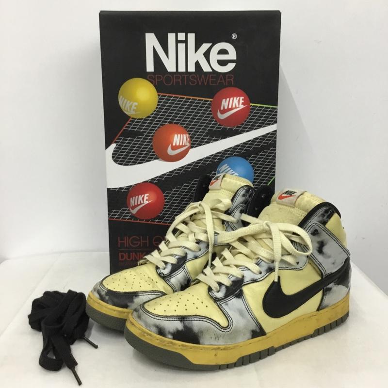 ナイキ NIKE スニーカー スニーカー DD9404-700 DUNK HI 1985 SP 27.5cm 箱有 27.5cm ロゴ、文字 黒 / ブラック / black X 灰 / グレー / gray X 黄 / イエロー / yellow メンズ USED 古着 中古 10160481