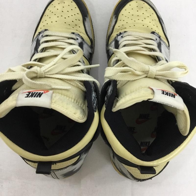 ナイキ NIKE スニーカー スニーカー DD9404-700 DUNK HI 1985 SP 27.5cm 箱有 27.5cm ロゴ、文字 黒 / ブラック / black X 灰 / グレー / gray X 黄 / イエロー / yellow メンズ USED 古着 中古 10160481