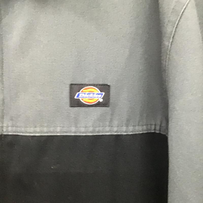 ディッキーズ Dickies ジャケット、上着 ジャンパー、ブルゾン ジップアップジャケット アウター カラージャケット M ロゴ、文字 灰 / グレー / gray メンズ USED 古着 中古 10160482