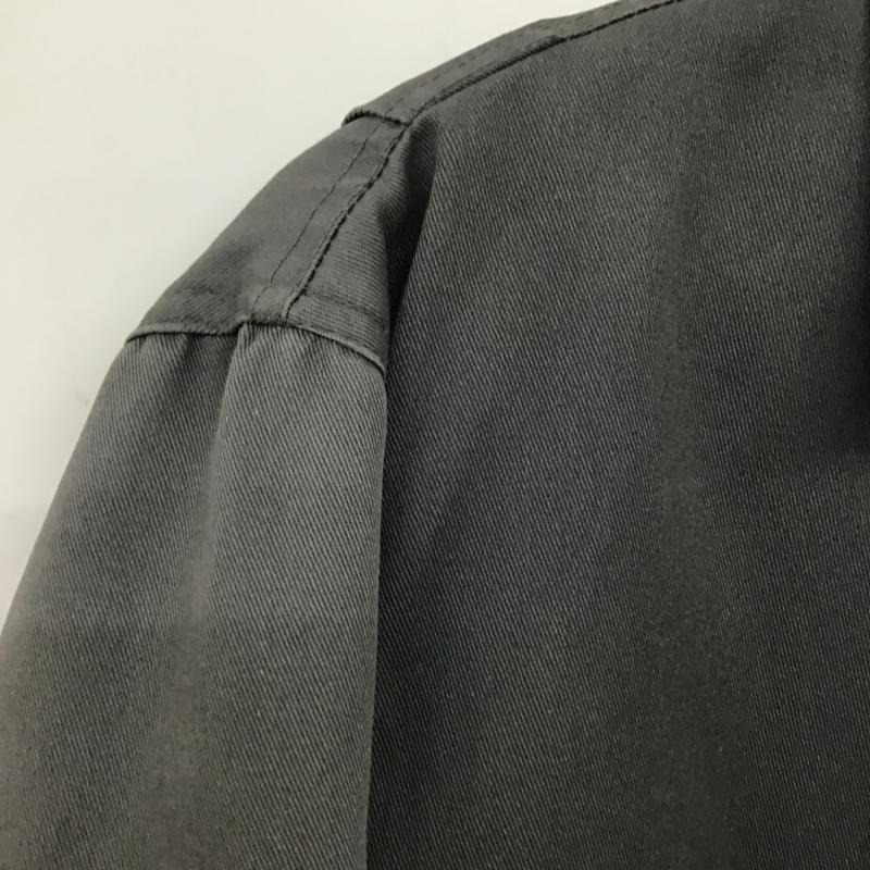 ディッキーズ Dickies ジャケット、上着 ジャンパー、ブルゾン ジップアップジャケット アウター カラージャケット M ロゴ、文字 灰 / グレー / gray メンズ USED 古着 中古 10160482