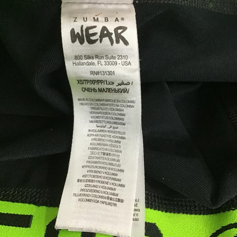 ズンバ ZUMBA ボトムス ボトムス スパッツ レギンス XS 無地 黒 / ブラック / black レディース USED 古着 中古 10160483