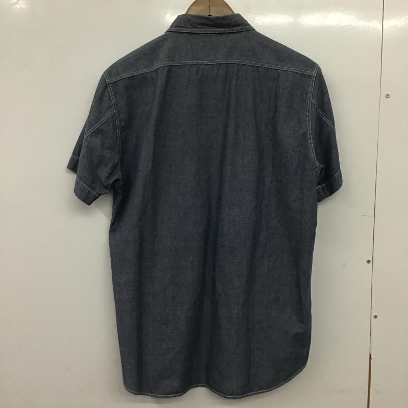 ディッキーズ Dickies シャツ、ブラウス 半袖 半袖シャツ 無地シャツ ポケットシャツ L 無地 インディゴ / インディゴ / Indigo メンズ USED 古着 中古 10160484