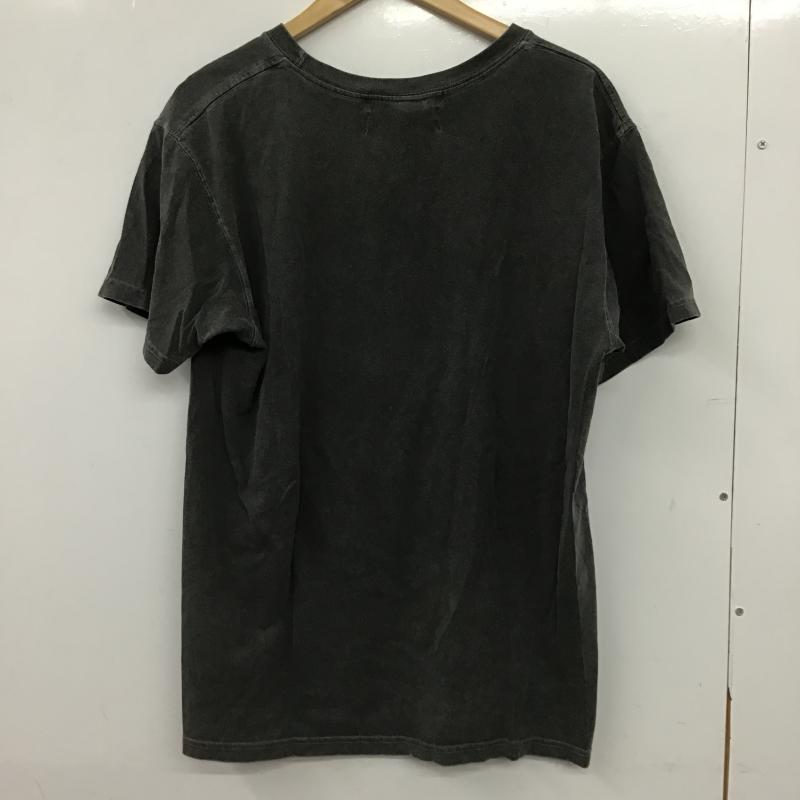 グッドオン Good On Tシャツ 半袖 半袖カットソー プリントTシャツ クルーネックカットソー L ロゴ、文字 ダークグレー / ダークグレー / メンズ USED 古着 中古 10160485