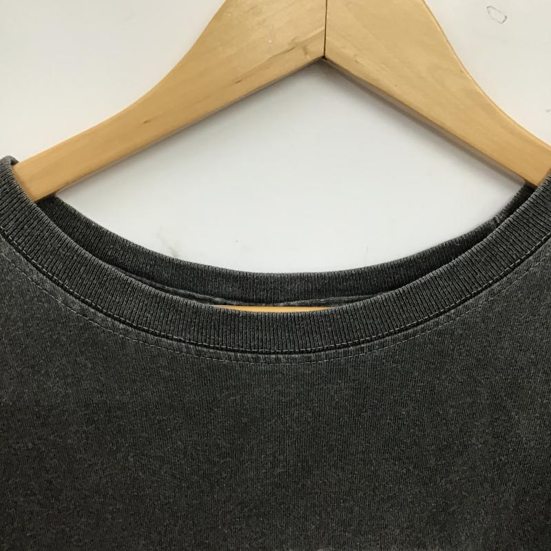 グッドオン Good On Tシャツ 半袖 半袖カットソー プリントTシャツ クルーネックカットソー L ロゴ、文字 ダークグレー / ダークグレー / メンズ USED 古着 中古 10160485