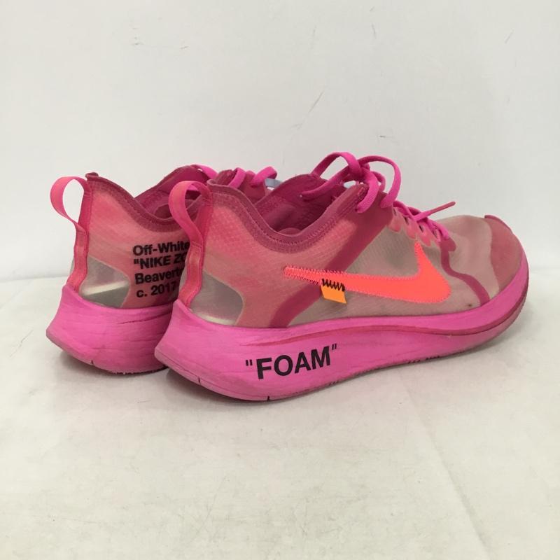 ナイキ NIKE スニーカー スニーカー AJ4588-600 THE 10 ZOOM FLY SP OFF-WHITE 28cm 箱有 28.0cm ロゴ、文字 桃 / ピンク / pink メンズ USED 古着 中古 10160488