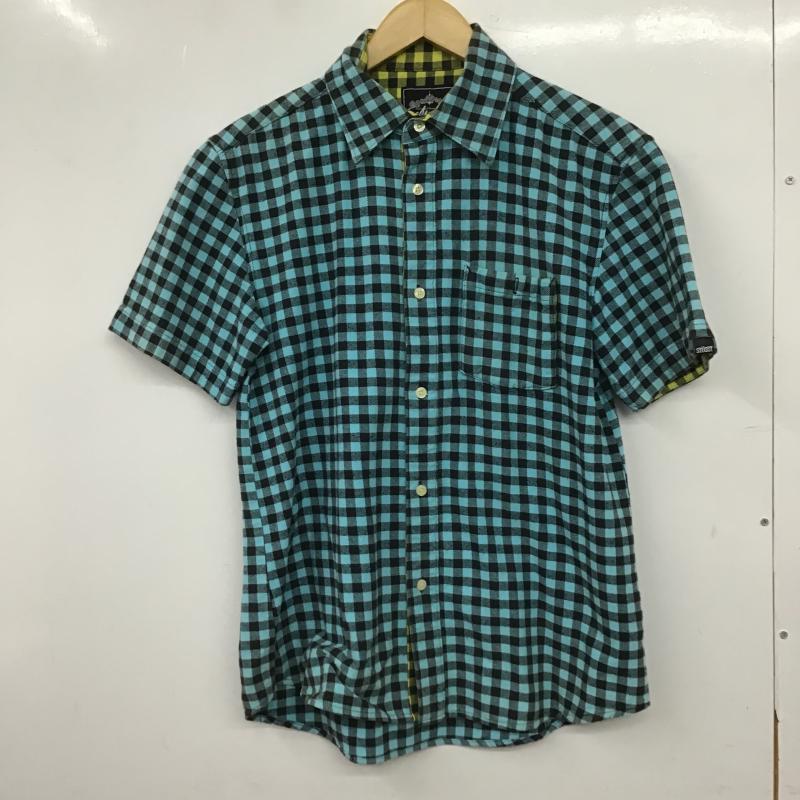 ステューシー STUSSY シャツ、ブラウス 半袖 半袖シャツ チェックシャツ カラーシャツ M チェック マルチカラー / マルチカラー / multicolor メンズ USED 古着 中古 10160489