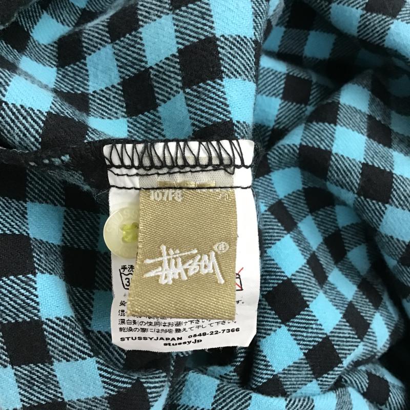 ステューシー STUSSY シャツ、ブラウス 半袖 半袖シャツ チェックシャツ カラーシャツ M チェック マルチカラー / マルチカラー / multicolor メンズ USED 古着 中古 10160489
