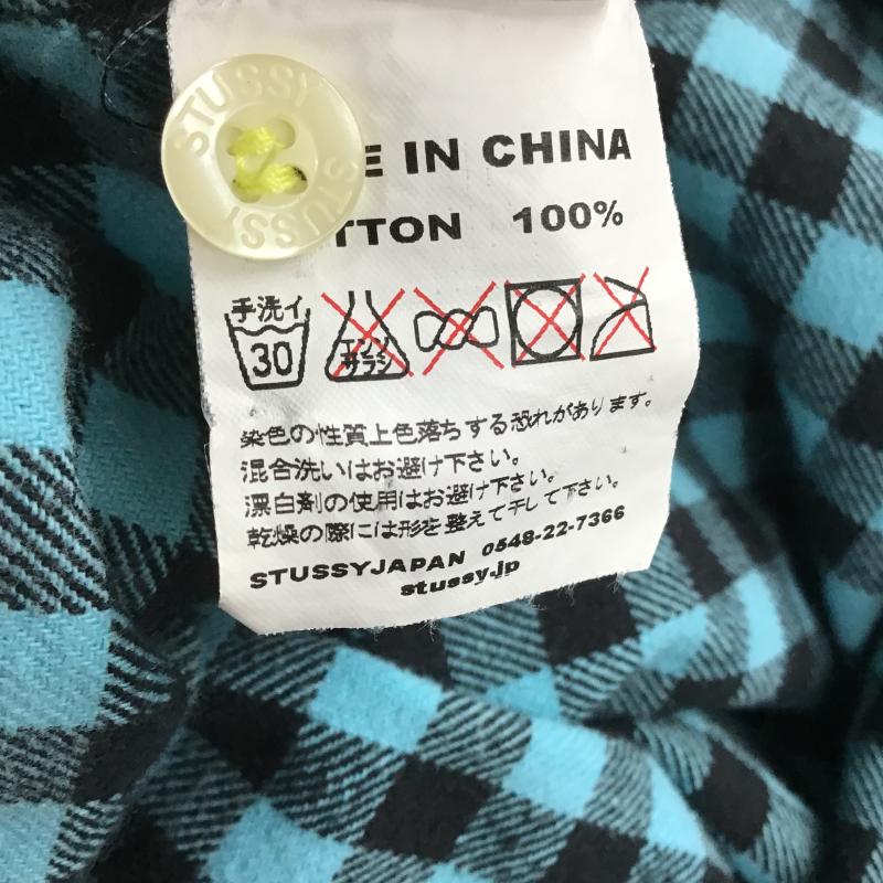 ステューシー STUSSY シャツ、ブラウス 半袖 半袖シャツ チェックシャツ カラーシャツ M チェック マルチカラー / マルチカラー / multicolor メンズ USED 古着 中古 10160489