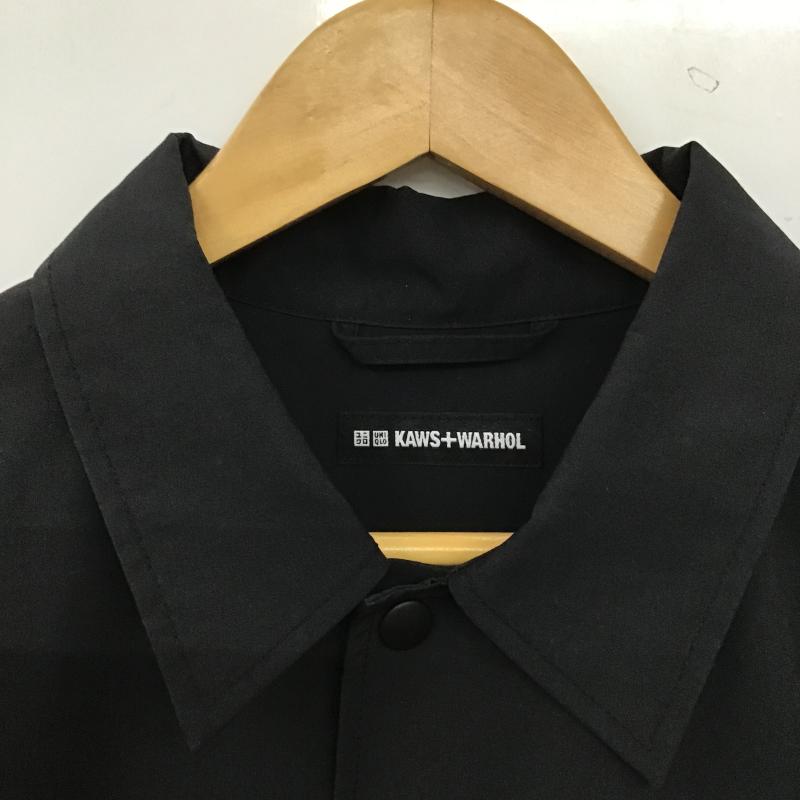 ユニクロ UNIQLO ジャケット、上着 ジャンパー、ブルゾン 311-474138 コーチジャケット L 無地 黒 / ブラック / black メンズ USED 古着 中古 10160491