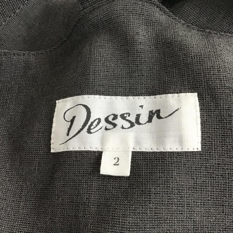 デッサン Dessin サロペット・オーバーオール サロペット、オーバーオール 2 無地 灰 / グレー / gray レディース USED 古着 中古 10160495