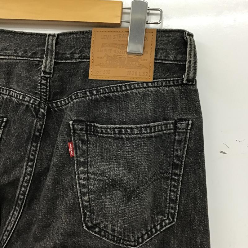 リーバイストラウスアンドコー Levi Strauss & co. パンツ デニム、ジーンズ デニムパンツ スリムパンツ カジュアルパンツ 28インチ 無地 ダークグレー / ダークグレー / メンズ USED 古着 中古 10160496