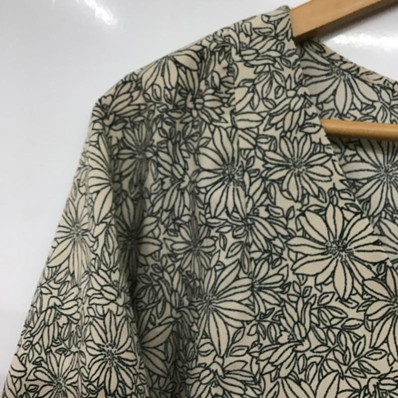 アイテムズ アーバンリサーチ ITEMS URBAN RESEARCH ワンピース ロングスカート IT15-26A003 Vネック パフスリーブ ワンピース FREE 総柄 マルチカラー / マルチカラー / multicolor レディース USED 古着 中古 10160497
