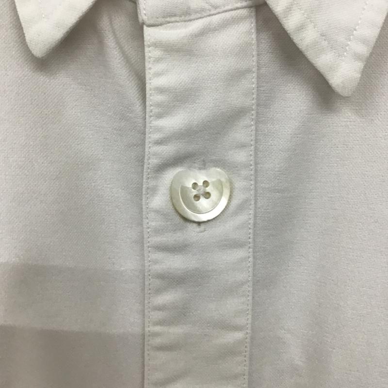 ステューシー STUSSY シャツ、ブラウス 七分袖 長袖シャツ 無地シャツ カラーシャツ S ロゴ、文字 白 / ホワイト / white メンズ USED 古着 中古 10160498