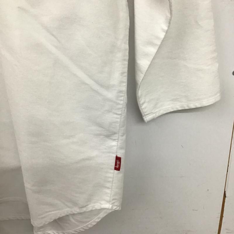 ステューシー STUSSY シャツ、ブラウス 七分袖 長袖シャツ 無地シャツ カラーシャツ S ロゴ、文字 白 / ホワイト / white メンズ USED 古着 中古 10160498