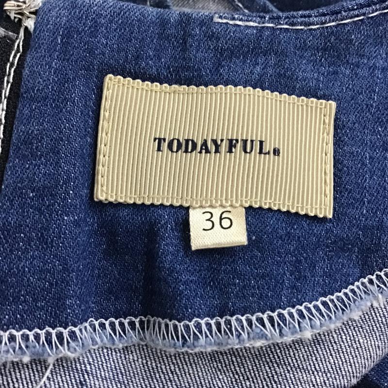 トゥデイフル TODAYFUL サロペット・オーバーオール サロペット、オーバーオール 36 無地 青 / ブルー / blue レディース USED 古着 中古 10160502