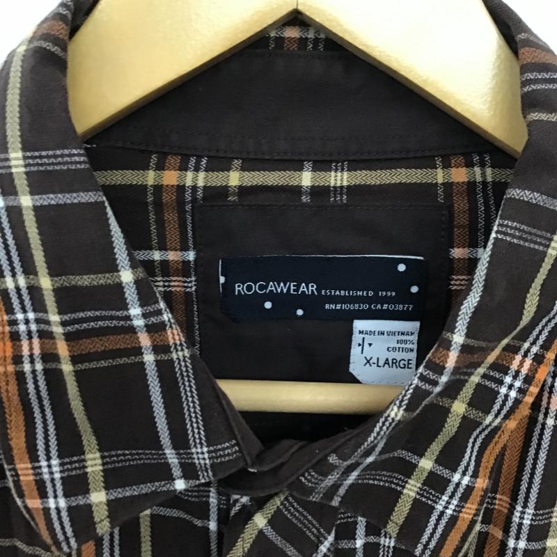 ロカウェア ROCAWEAR シャツ、ブラウス 長袖 長袖シャツ チェックシャツ カラーシャツ XL チェック マルチカラー / マルチカラー / multicolor メンズ USED 古着 中古 10160503