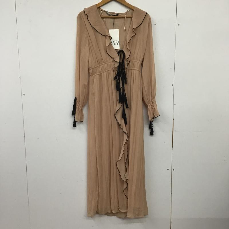 ザラ ZARA ワンピース ロングスカート S 無地 ベージュ / ベージュ / beige レディース USED 古着 中古 10160504