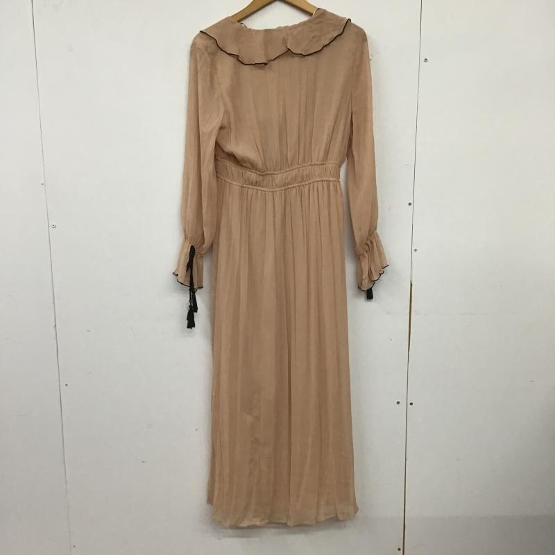 ザラ ZARA ワンピース ロングスカート S 無地 ベージュ / ベージュ / beige レディース USED 古着 中古 10160504