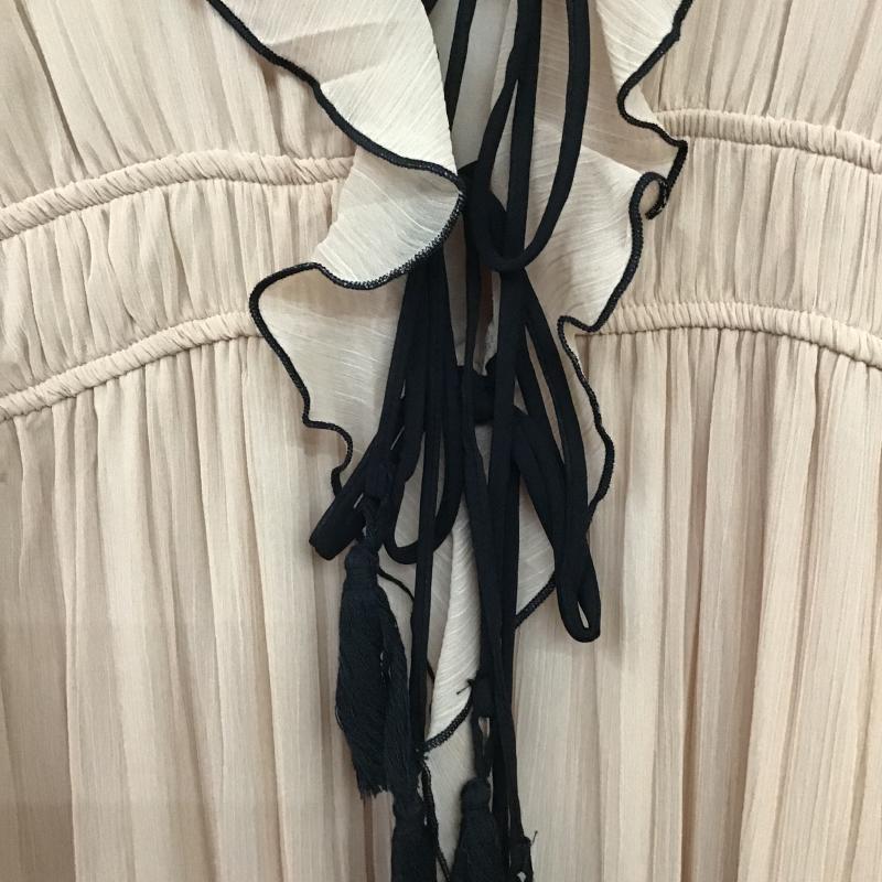 ザラ ZARA ワンピース ロングスカート S 無地 ベージュ / ベージュ / beige レディース USED 古着 中古 10160504