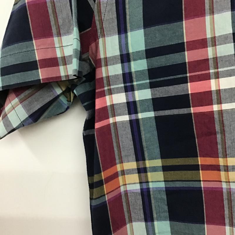 ラコステ LACOSTE シャツ、ブラウス 半袖 半袖シャツ チェックシャツ カラーシャツ 2 チェック マルチカラー / マルチカラー / multicolor メンズ USED 古着 中古 10160507