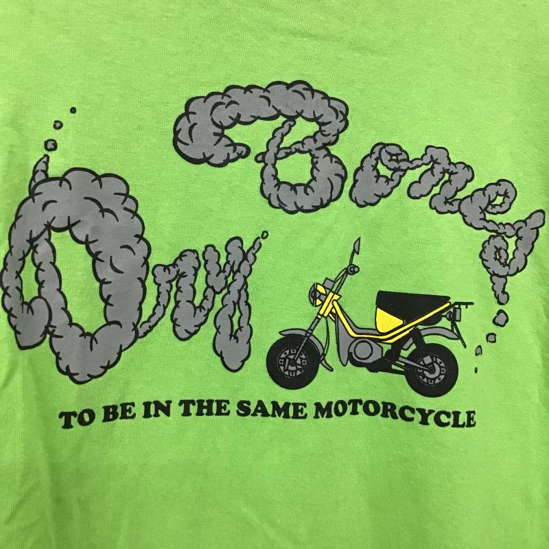ドライボーンズ Dry Bones Tシャツ 半袖 半袖カットソー プリントTシャツ クルーネックカットソー L ロゴ、文字 黄緑 / イエローグリーン / メンズ USED 古着 中古 10160509