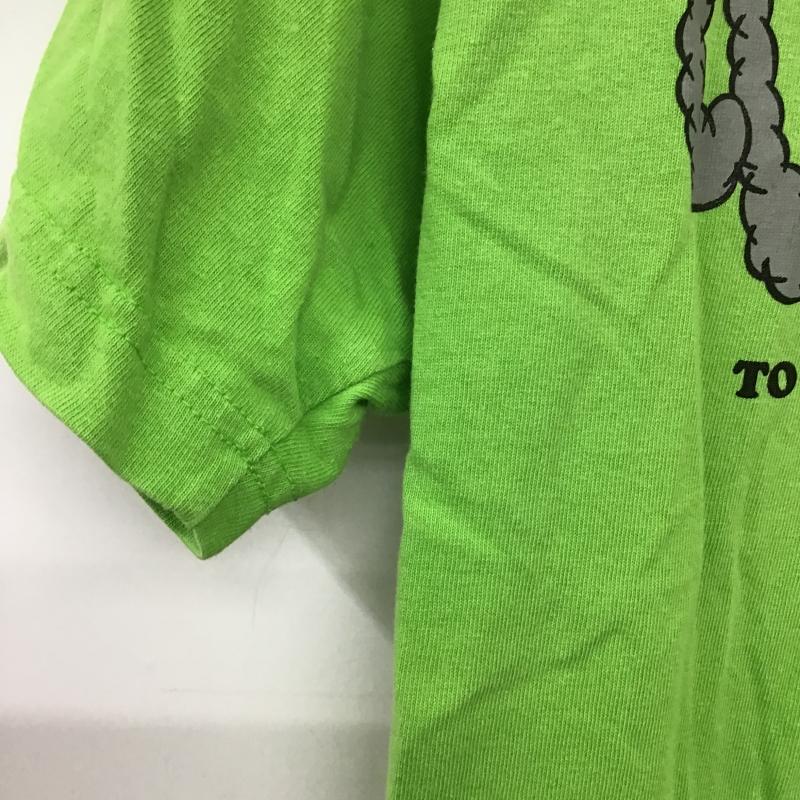 ドライボーンズ Dry Bones Tシャツ 半袖 半袖カットソー プリントTシャツ クルーネックカットソー L ロゴ、文字 黄緑 / イエローグリーン / メンズ USED 古着 中古 10160509
