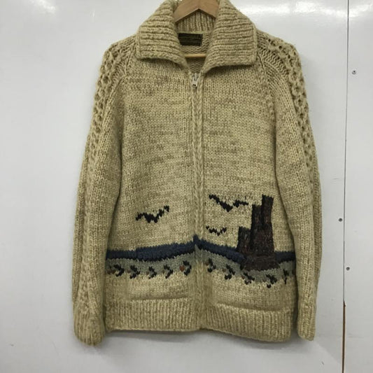 エディーバウアー Eddie Bauer コート コート一般 ジップアップニットジャケット アウター L プリント マルチカラー / マルチカラー / multicolor メンズ USED 古着 中古 10160513