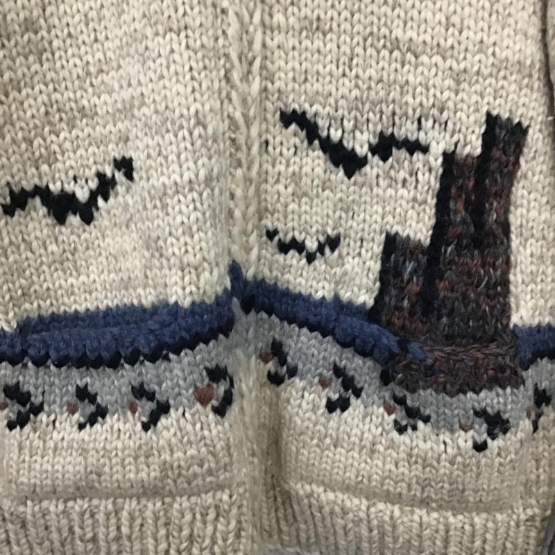 エディーバウアー Eddie Bauer コート コート一般 ジップアップニットジャケット アウター L プリント マルチカラー / マルチカラー / multicolor メンズ USED 古着 中古 10160513