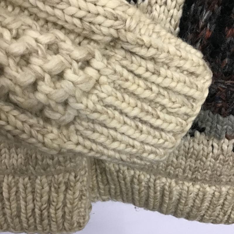 エディーバウアー Eddie Bauer コート コート一般 ジップアップニットジャケット アウター L プリント マルチカラー / マルチカラー / multicolor メンズ USED 古着 中古 10160513