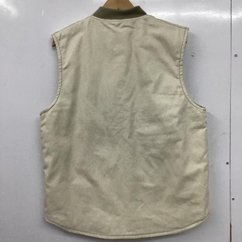 ザラ ZARA ベスト ベスト ジップアップベスト ノースリーブカットソー アウター S 無地 アイボリー / アイボリー / メンズ USED 古着 中古 10160514