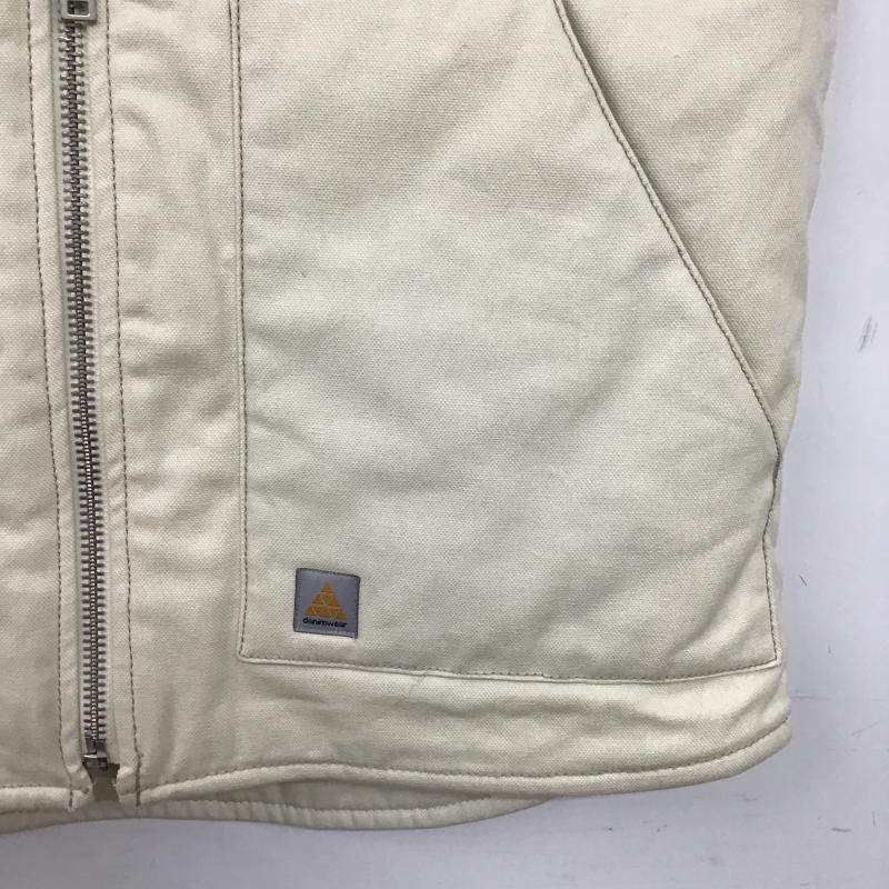 ザラ ZARA ベスト ベスト ジップアップベスト ノースリーブカットソー アウター S 無地 アイボリー / アイボリー / メンズ USED 古着 中古 10160514