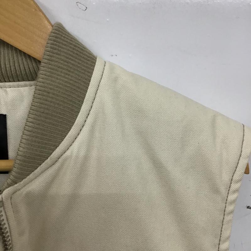 ザラ ZARA ベスト ベスト ジップアップベスト ノースリーブカットソー アウター S 無地 アイボリー / アイボリー / メンズ USED 古着 中古 10160514