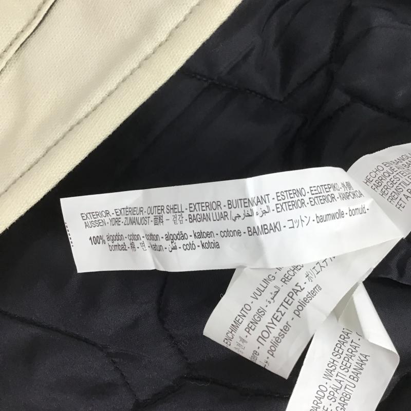 ザラ ZARA ベスト ベスト ジップアップベスト ノースリーブカットソー アウター S 無地 アイボリー / アイボリー / メンズ USED 古着 中古 10160514