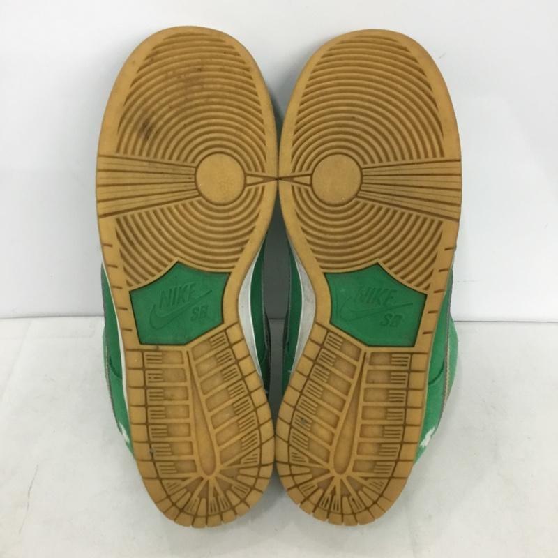 ナイキ NIKE スニーカー スニーカー BQ6817 303 SB DUNK LOW PRO 27.5cm 箱有 27.5cm ロゴ、文字 緑 / グリーン / green X 金 / ゴールド / gold color メンズ USED 古着 中古 10160515