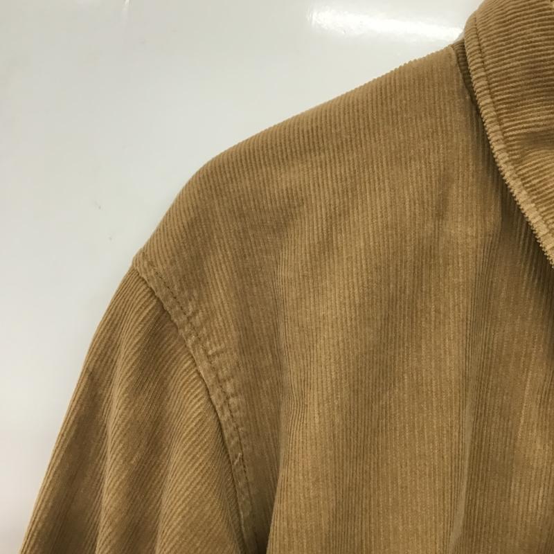 チャンピオン Champion ジャケット、上着 ジャンパー、ブルゾン コーデュロイジャケット カジュアルジャケット アウター XL ロゴ、文字 ベージュ / ベージュ / beige メンズ USED 古着 中古 10160516
