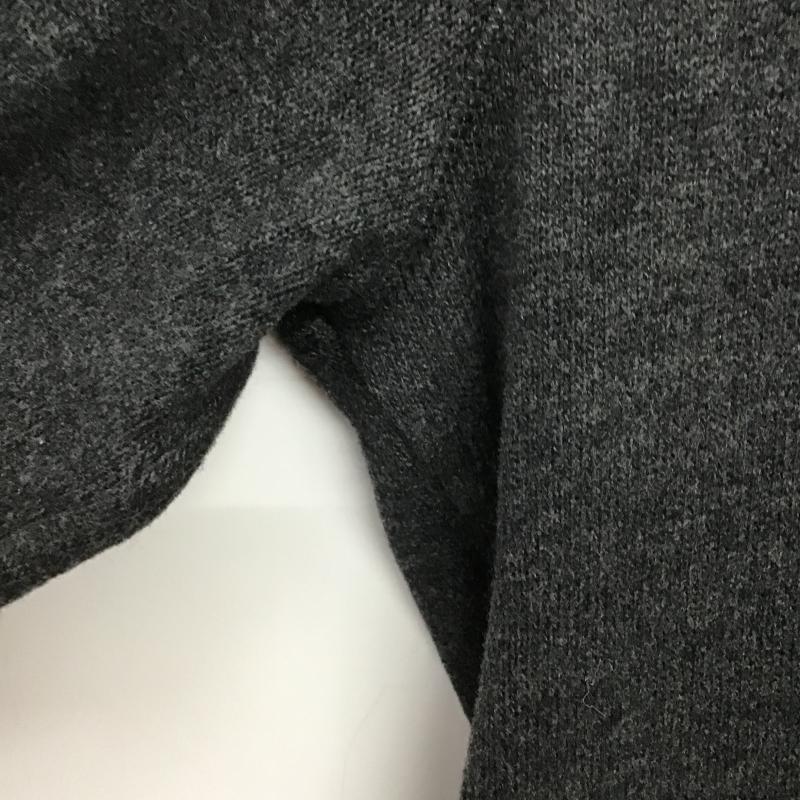 デンハム DENHAM ニット、セーター 長袖 長袖ニットカットソー クルーネック セーター S 無地 ダークグレー / ダークグレー / メンズ USED 古着 中古 10160518