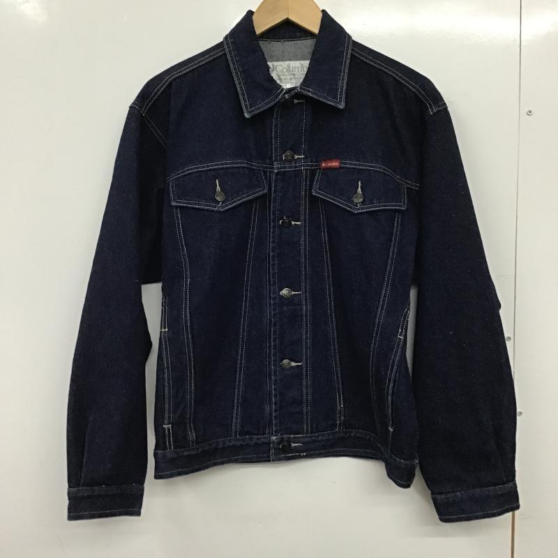 コロンビア Columbia ジャケット、上着 ジャンパー、ブルゾン M ロゴ、文字 インディゴ / インディゴ / Indigo メンズ USED 古着 中古 10160519
