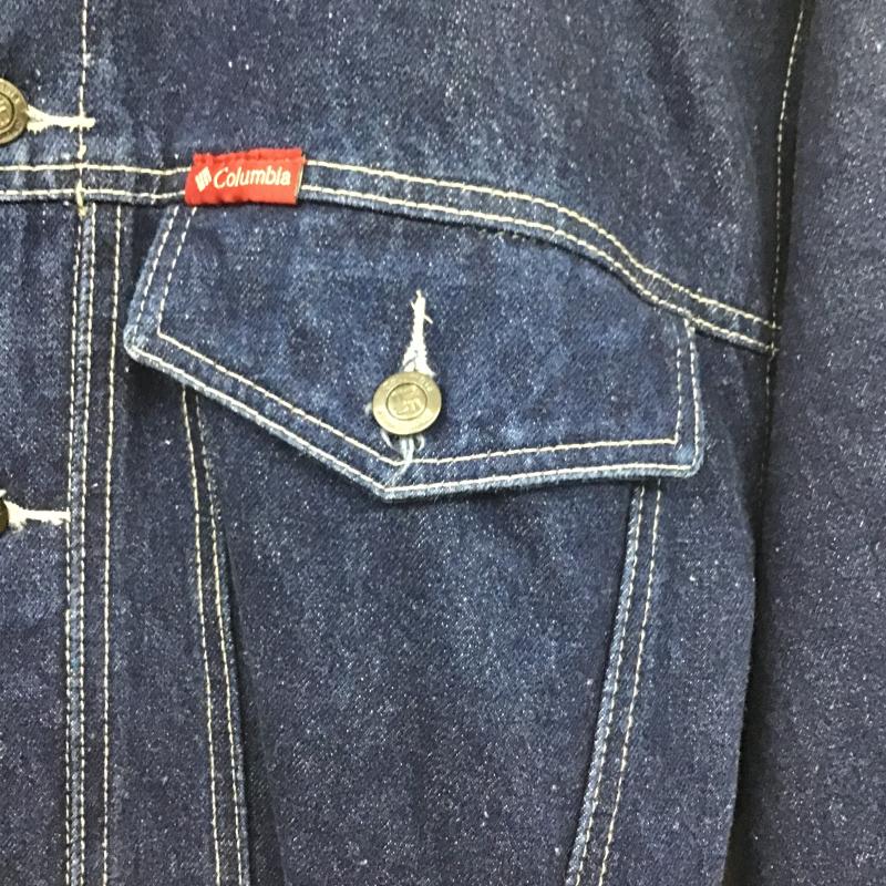 コロンビア Columbia ジャケット、上着 ジャンパー、ブルゾン M ロゴ、文字 インディゴ / インディゴ / Indigo メンズ USED 古着 中古 10160519